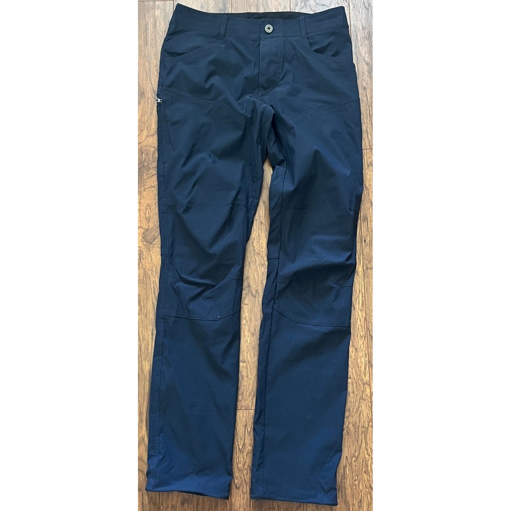 Kuhl Renegade Rock Pants Mens 32x36 Nocturnal Dark Blue Softshell Hiking 5603